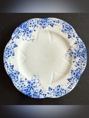 Vintage Shelley Dainty Blue Bread and Butter Plate ~ No 051/28 Fine Bone China